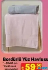 BORDÜRLÜ YÜZ HAVLUSU 50X85 BORDÜRLÜ YÜZ HAVLUSU 50X85